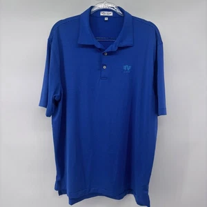 Austin Country Club Peter Millar Sommer Komfort Polo Herren XL blau gestreift Golf - Bild 1 von 6