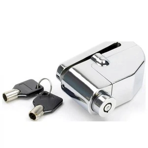 Mammoth Alarmado 6mm Pin Moto Disco Freno Bloqueo (Plateado) - Imagen 1 de 1