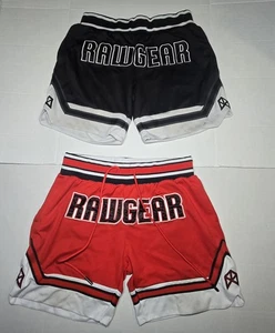 2 Boxe Rawgear Taglia Large Nero Bianco Uomo/Rosso Bianco Leggi Descrizione - Foto 1 di 22