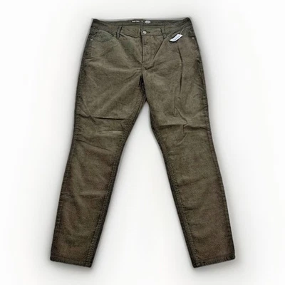 Pantalones de pana Old Navy para mujer 14 marrón Rockstar súper ajustados elásticos tiro alto Foto 1 de 4