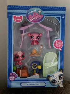 Littlest Pet Shop Camping Set #104-#106 Brand New & Sealed - Picture 1 of 2