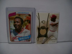 Joe Morgan Lot 1980 Topps #650 NM 2014 Topps Tier One Bat Card #Torl-JM SN 71/99 - Bild 1 von 1
