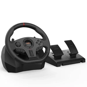 V900 PC Racing Wheels - 270/900°Gaming Volante con Pedales Lineales y Ra... - Imagen 1 de 7