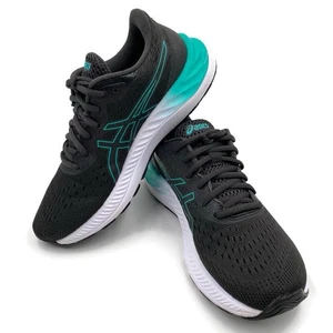 Asics Gel Excite 8 Womens Size 7 Running Shoes Sneakers Black Teal 1012A916 - Picture 1 of 13