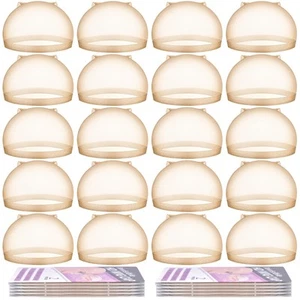 MORGLES HD Wig Cap or Women, 20 Pcs Transparent Wig Cap for Lace Front Ultra ... - Picture 1 of 9