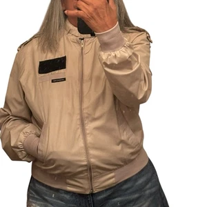 Members Only Europe Craft Classic Iconic Racer Jacket 40 Medium Beige Hong Kong - Bild 1 von 19