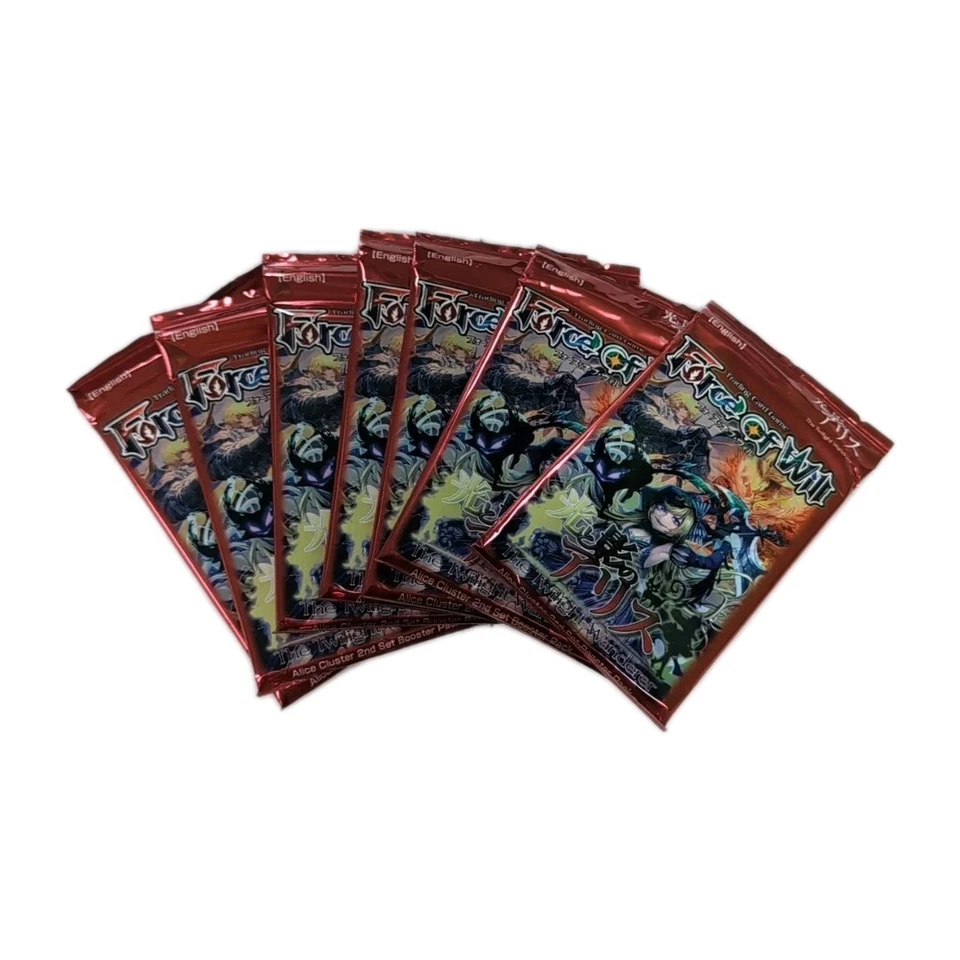7x Force of Will: The Twilight Wanderer Sealed English Booster Pack *NEW* - Image 1 of 1