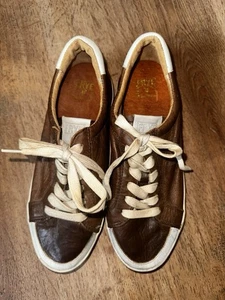 Zapatillas FRYE TODO CUERO DE COLECCIÓN CÁLIDAS MARRÓN COÑAC LUX CLASSIC 7M - Imagen 1 de 8