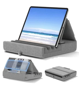 KDD Tablet Pillow Stand, Multi-Angle Viewing iPad Holder for Lap, Bed and Desk - Picture 1 of 1