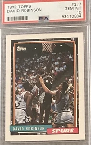 1992-93 Topps David Robinson #277 PSA 10 GEM MT HOF - Bild 1 von 3