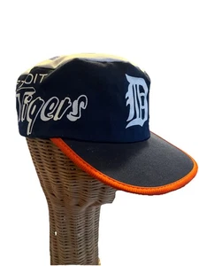 Vintage 80s MLB Detroit Tigers Painters Hat Made In USA - Picture 1 of 4