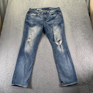 Gap 1969 Jeans Mens 36x32 Blue Dark Wash Cotton Stretch Skinny Fit Denim - Picture 1 of 11