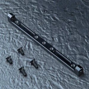 MST Aluminum Lower Deck Brace Set Black For 1/10 RC Drift Car FRX # 210721BK - Picture 1 of 3