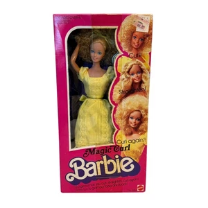 Barbie Magic Curl 1981 Mattel #3856 de colección caja original rubia amarilla en caja original - Imagen 1 de 9