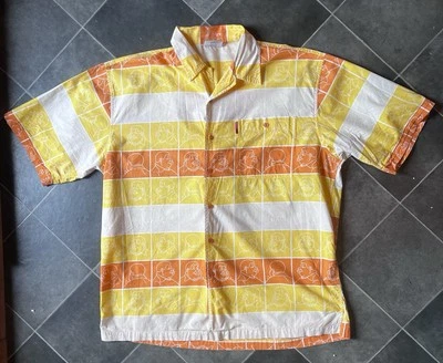 FUBU Platinum Y2K Fat Albert Short Sleeve Button Down Shirt Men’s XL  - Image 1 of 4