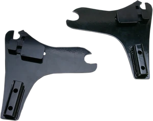 CYCLE VISIONS D-Tach SiDe Plates - FLH - Black CV-8080B - Picture 1 of 1