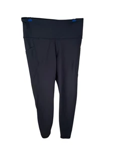 Old Navy Active High-Rise Leggings Go Dry Pockets Black Size Small - Picture 1 of 6