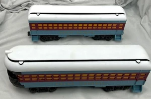 Lionel Polar Express Train Cars (Set of 2) 13” Coach + Observation Cars G Gauge - Picture 1 of 5