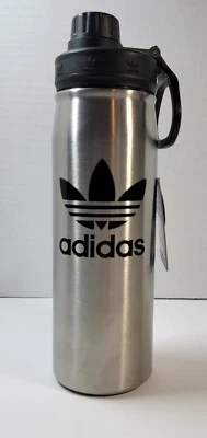 Botella de agua Adidas de acero inoxidable 18/8 negra 600 ml doble pared GA7368 Foto 1 de 4