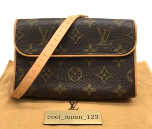Authentic Louis Vuitton Pochette Florentine Monogram Waist Belt Bag M51855 - Picture 1 of 24