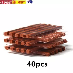 40PCS Tyre Repair Plugs Car Tire Puncture Recovery Tubeless Seal Strip Repair AU - Picture 1 of 4
