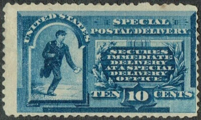 USA 1885 Special Delivery Scott E1 MHR (CV: $600 US) - Image 1 of 2