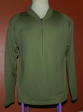 ZOIC Men's Cycling Bike Long Sleeved Olive Green Jersey Size XL 