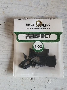 Perfect 401 HO NMRA Couplers With Draft Gear Pack of 2 - Picture 1 of 4