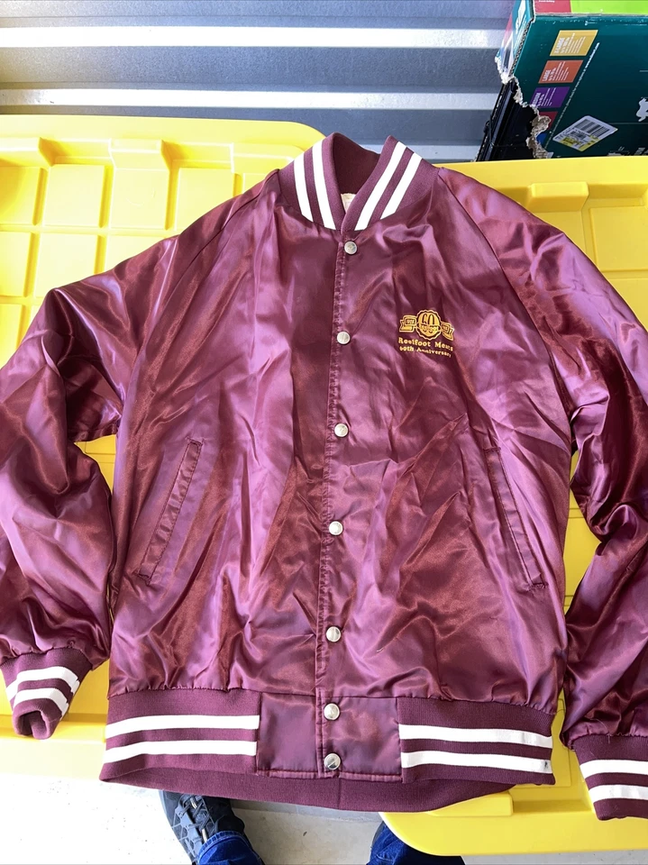 Chaqueta Bicicleta Reelfoot Meats Union City TN 1988 Vintage Talla Grande Foto 1 de 4