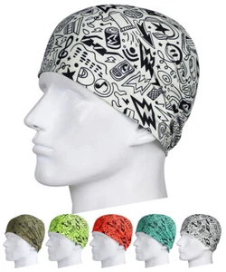 Mini kurze Fischer Beanie Mütze winddicht Winter warm dünn Fleece Totenkopf Mütze USA - Bild 1 von 17