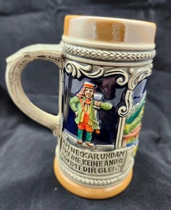 Deutscher Bier Beir Stein Vintage Alt Heidelberg Du Feine von Gerzit Original  - Bild 1 von 8
