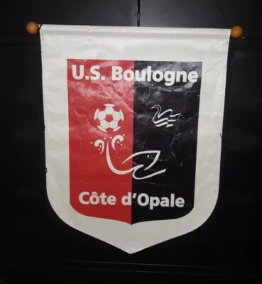 Lot de 4 Fanions BOULOGNE REIMS AMIENS LE HAVRE Football - Photo 1/4