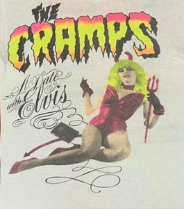Camiseta RARA De Colección 1986 The Cramps Date With Elvis Tour Años 80 S-5XL EG849 - Imagen 1 de 3