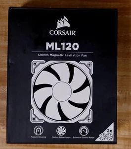 Corsair Ml120 120mm PWM Premium Magnetic Levitation Fan - Black - Bild 1 von 1