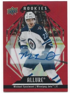 2022-23 Upper Deck Allure Michael Eyssimont Red Rainbow Autograph Rookie #107 - Bild 1 von 14