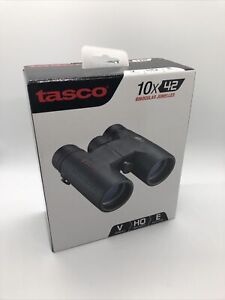 Tasco Binoculars Essentials 10x42 mm Roof Prism MC Black Outdoor