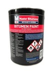 Black Bitumen Paint, Concrete Steel, Iron, Waterproof Coating 5L Master Bitumens