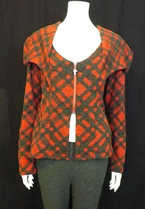 HEART HE029-KNR CLOUD BURST CARDI JACKE ROT - SCHWARZ GRÖSSE SMALL - Bild 1 von 4