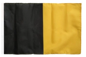 Schwarz-Gelb Banner schwarz gelbe Fahnen Flaggen 30x45cm - Picture 1 of 1