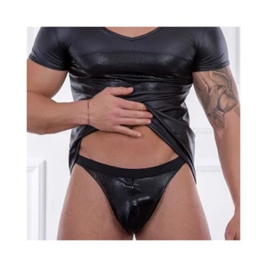 Patrice Catanzaro Men Noam string snake pattern gay fetish Made in France - Imagen 1 de 8