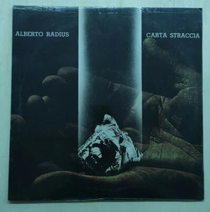 Alberto Radius ‎– Carta Straccia 1977 Italy LP - Picture 1 of 2
