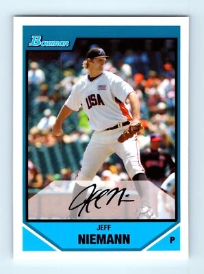 2007 Bowman Draft Picks & Prospects #BDPP83 Jeff Niemann Prospects - Image 1 of 2