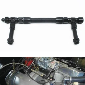 Montaje de línea de combustible de carburador de doble alimentación trenzada 8AN para carburador Holley 4150 AN8-AN6 - Imagen 1 de 9