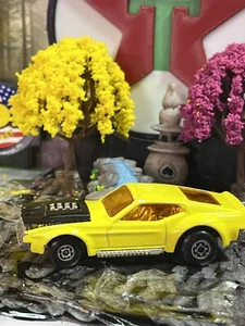 Lesney Matchbox 1972 Ford Boss Mustang No 44 Yellow Diecast USED EX Condition - Picture 1 of 7