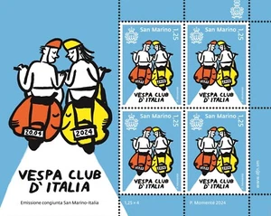 2024 Vespa club d'Italia - San Marino - minifoglio - Picture 1 of 1