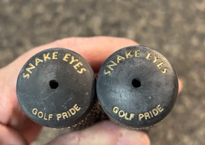 Snake Eyes Golf Pride Club Replacement Grips-Black-Set of 2-NEW - Picture 1 of 12