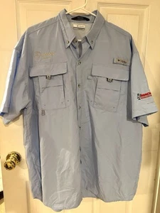 Columbia PFG Bahama Scania Engines Guide Shirt Men’s Large Brand New - Picture 1 of 6