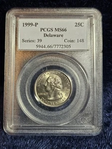 PCGS MS66 1999-D 25C Delaware State Quarter - Picture 1 of 4