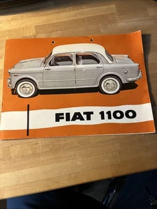 Fiat der 1100 Sedan (c1958) - 1100 Kombiwagen, German Glossy Brochure, Clean - Bild 1 von 8