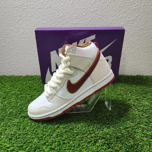 Nike SB Dunk High Pro Sail Team Crimson Phillies Blunt CV9499-100 Mens Size 8 - Picture 1 of 11